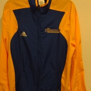 Adidas CSU Royal Blue and Gold Track Jacket